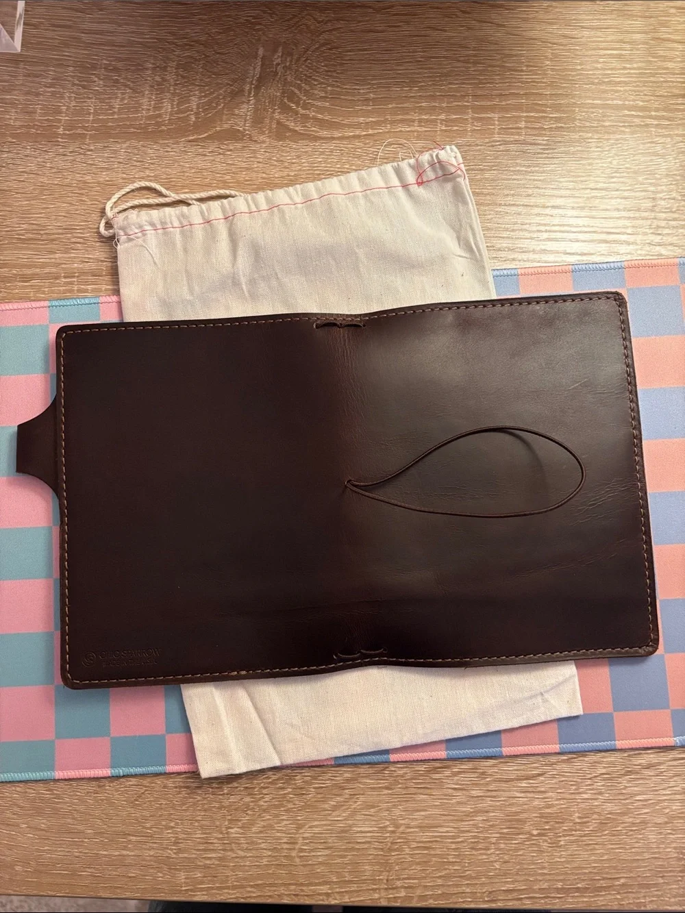 Chic Sparrow B6 Size Bella Cascade Leather Traveler's Notebook Planner Cover